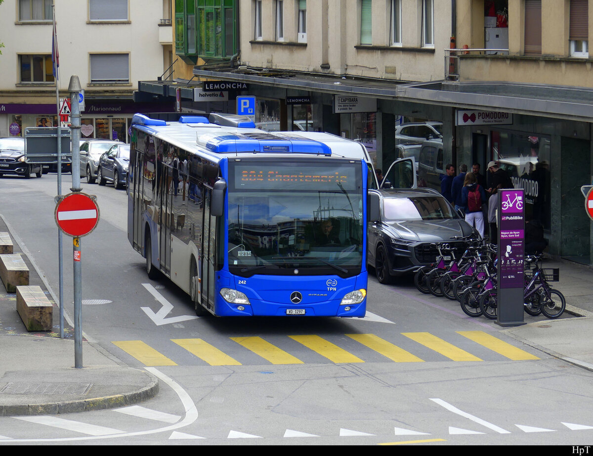 TPN - Mercedes Citaro Nr.242  VD 1297 in Nyon am 06.05.2022