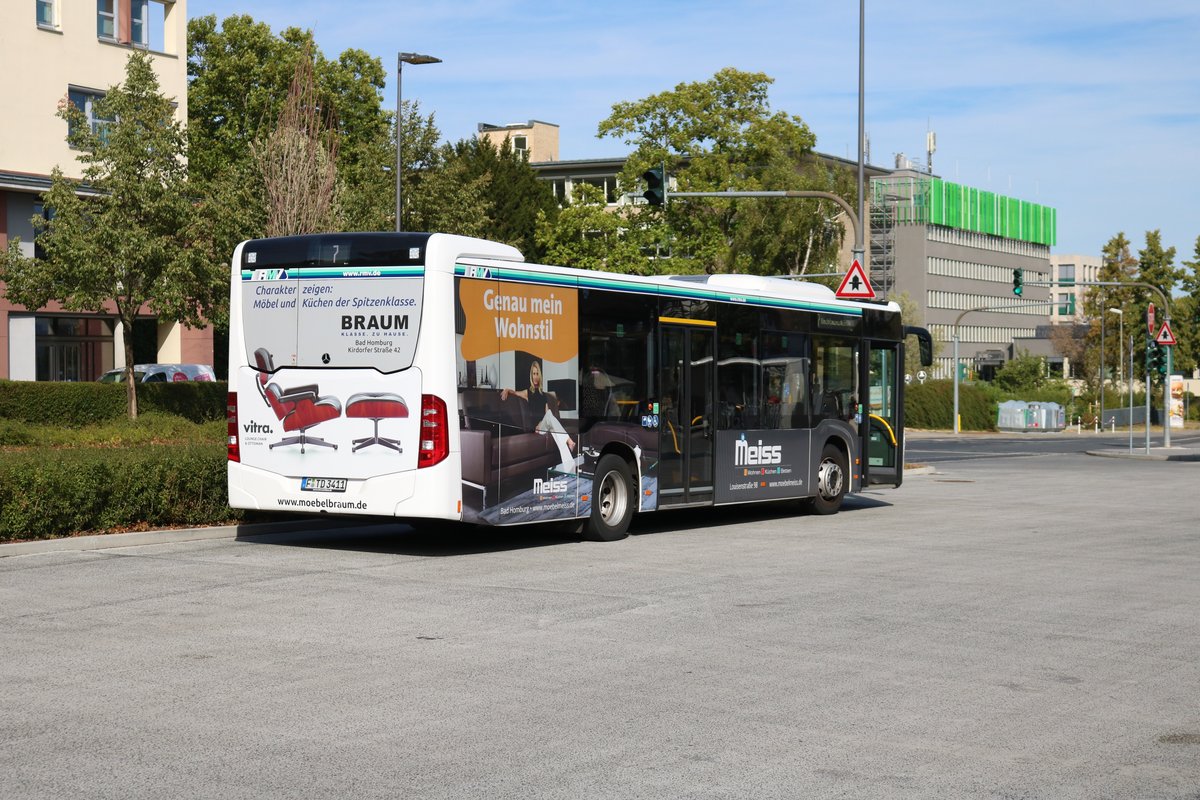 Transdev Rhein Main Mercedes Benz Citaro 2 am 12.08.18 in Bad Homburg Bhf