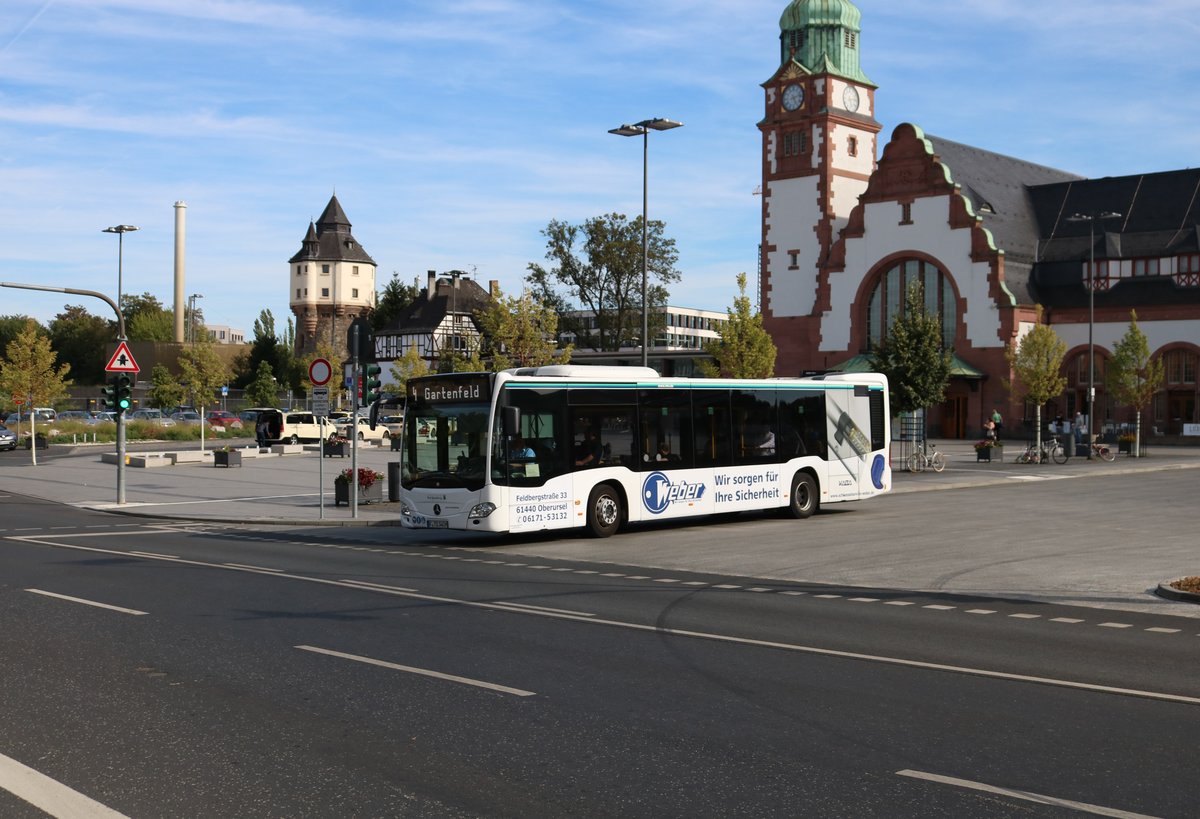 Transdev Rhein Main Mercedes Benz Citaro 2 am 12.08.18 in Bad Homburg Bhf