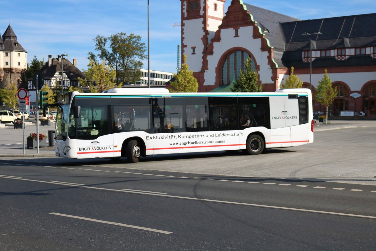 Transdev Rhein Main Mercedes Benz Citaro 2 am 12.08.18 in Bad Homburg Bhf