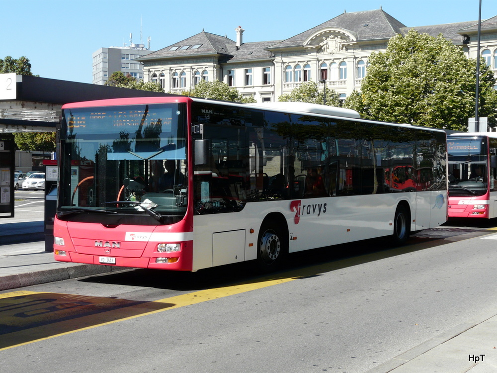 travys - MAN Lion`s City  VD 1418 in Yverdon-les-Bains am 04.09.2013