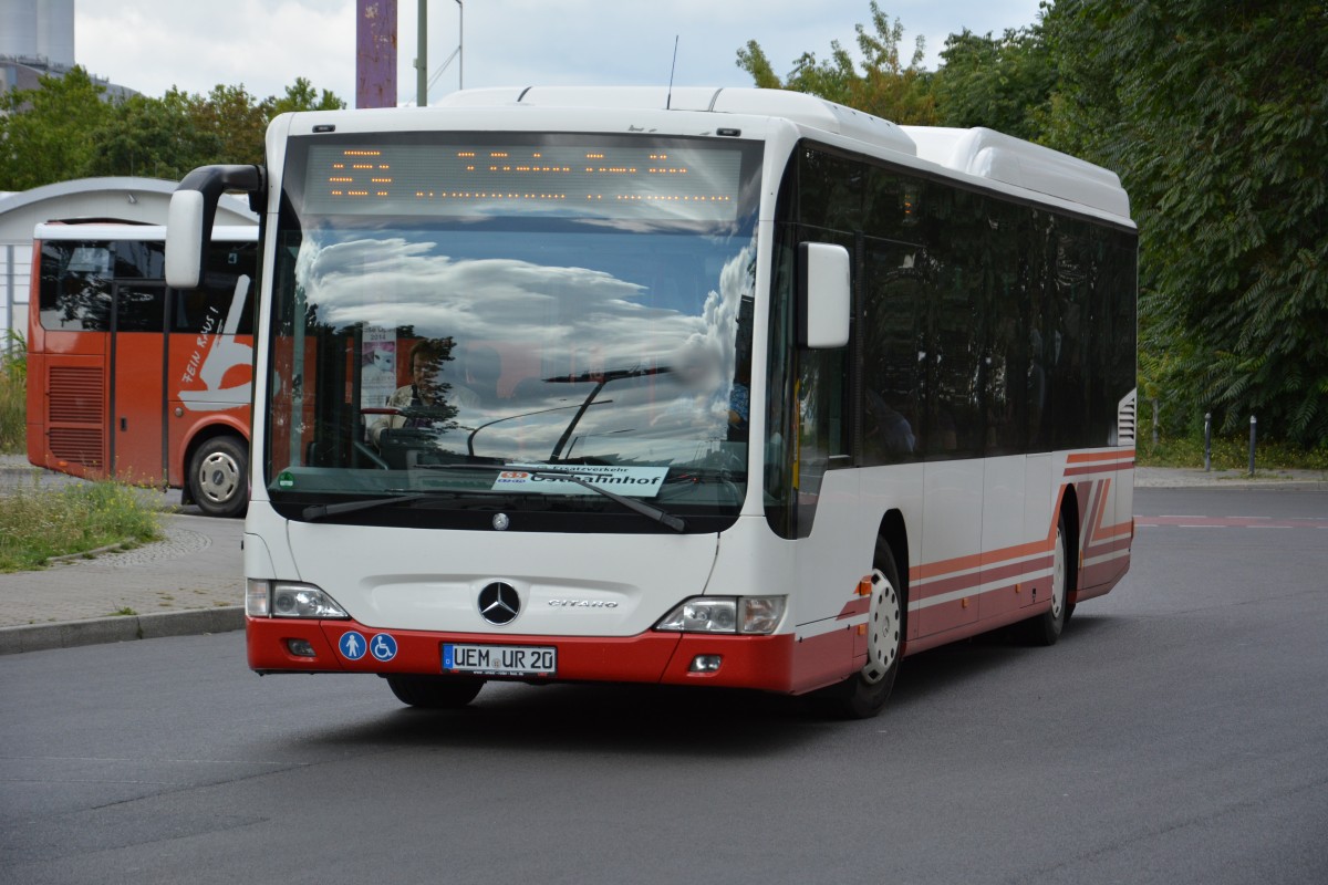 UEM-UR 20 auf SEV Fahrt am Ostbahnhof in Berlin am 16.08.2014. 