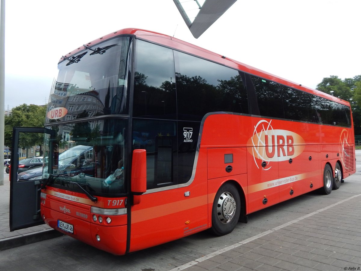 Van Hool T917 von URB aus Deutschland in Hamburg am 23.07.2015