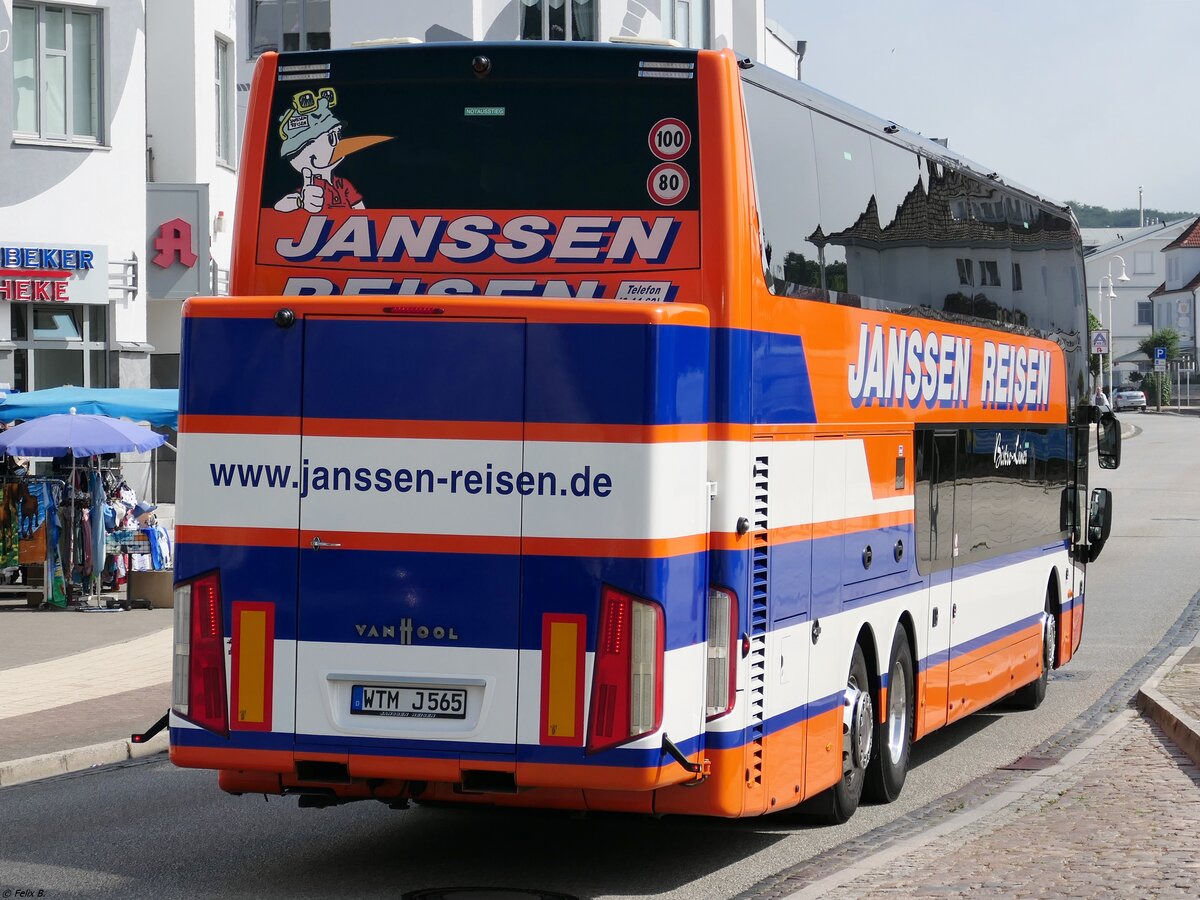 Van Hool TX27 Janssen Reisen aus Deutschland in Sassnitz am 27.06.2020