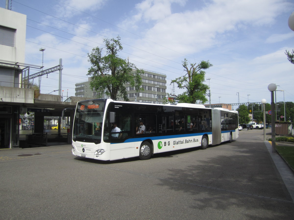 vbg/Eurobus Nr. 32 (Mercedes Citaro C2 O530G) am 14.6.2019 beim Bhf. Regensdorf-Watt