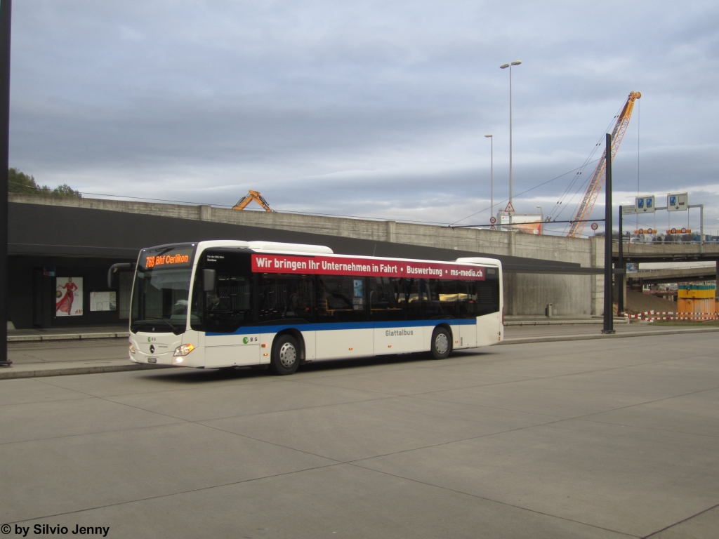 VBG/Eurobus Nr. 93 (Mercedes Citaro C2 O530) am 1.12.2015 beim Flughafen.