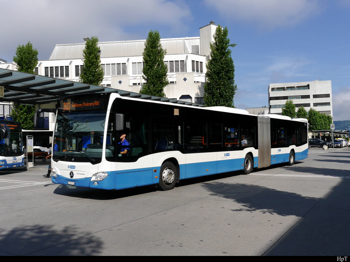 VBZ - Mercedes Citaro  Nr.55  ZH  558258 unterwegs in Dietikon am 08.08.2019