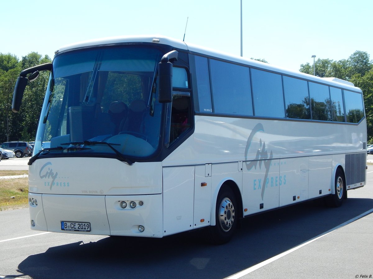 VDL Bova Futura von City Express aus Deutschland in Neubrandenburg am 07.07.2018