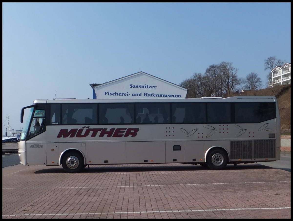 VDL Bova Futura von Mther aus Deutschland im Stadthafen Sassnitz am 29.03.2014