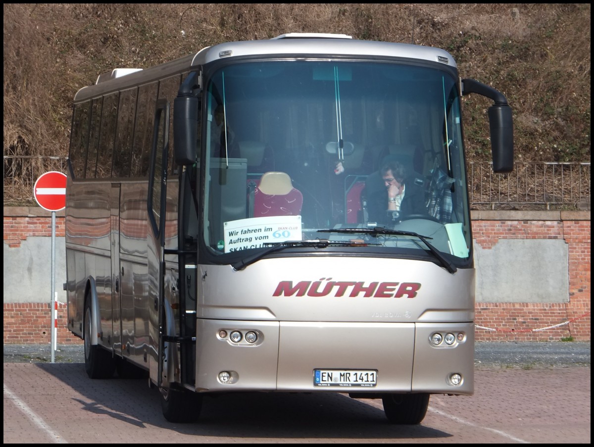 VDL Bova Futura von Mther aus Deutschland im Stadthafen Sassnitz am 29.03.2014