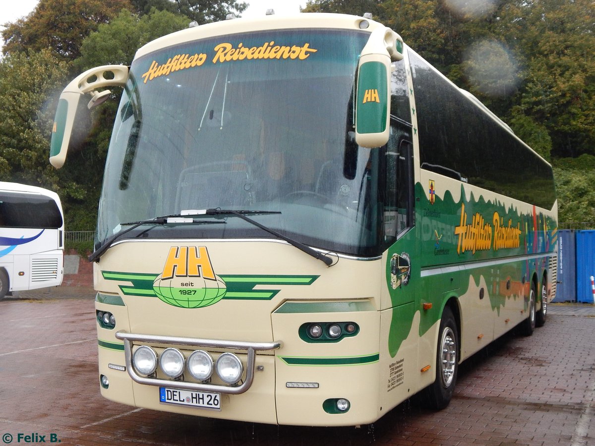 VDL Bova Magiq von Hutfilters Reisedienst aus Deutschland im Stadthafen Sassnitz am 09.10.2016