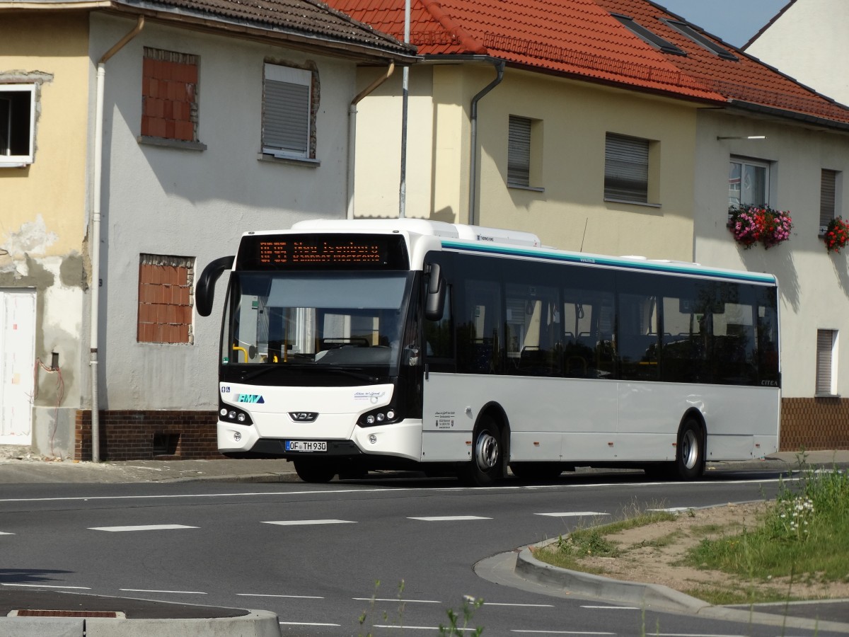 VDL Citea am 19.07.14 auf der Linie OF95 in Neu-Isenburg