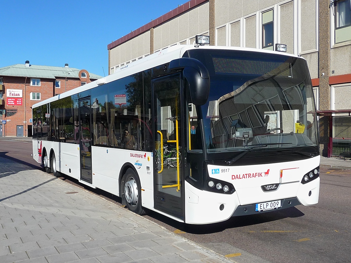 VDL-Citea-Bus der Dalatrafik in Falun, Schweden, 27.9.14
