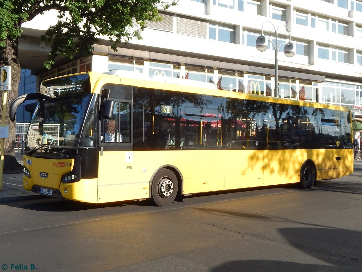 VDL Citea der BVG in Berlin am 07.06.2016