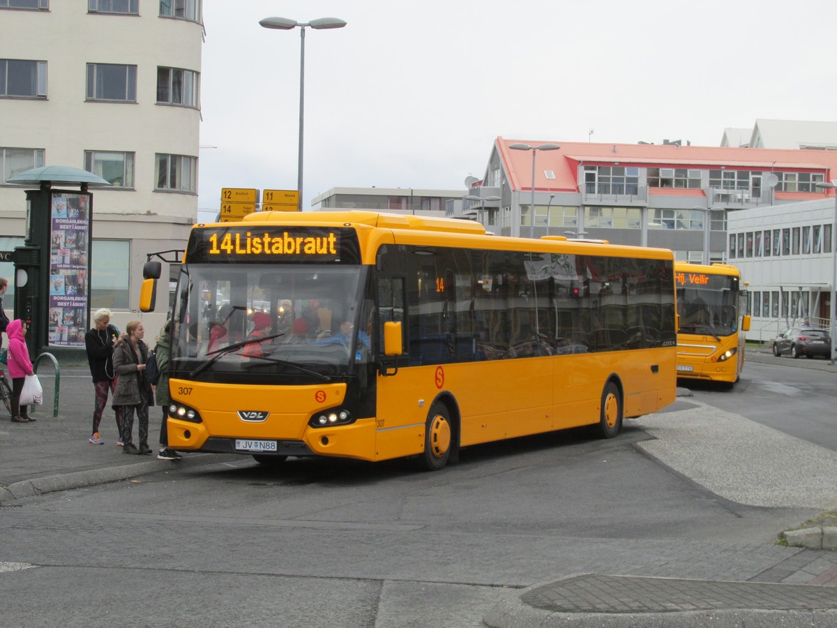VDL Citea LLE120 #307 Reykjavik Excursions Kópavogur, Reykjaviik Hlemmur Busstation 
 