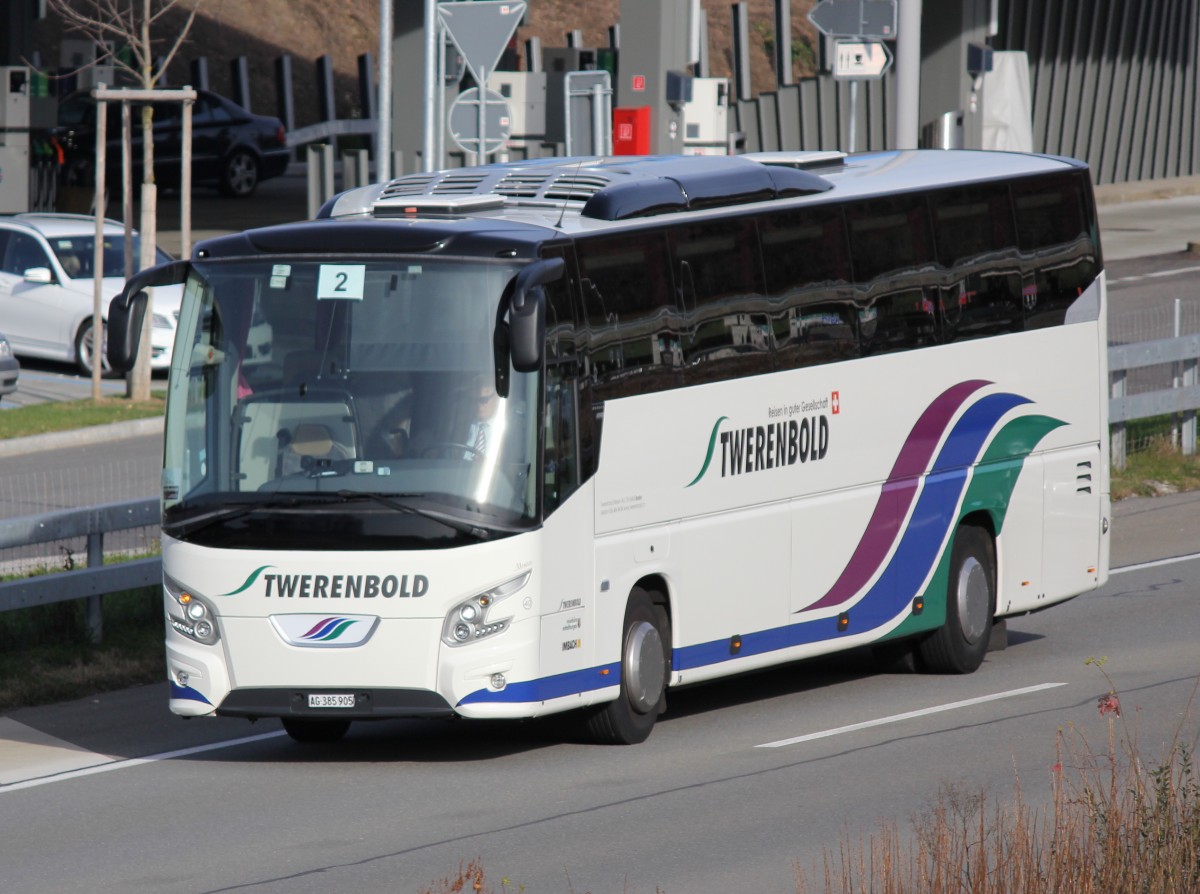 VDL Futura 40, Twerenbold, près de Berne novembre 2015