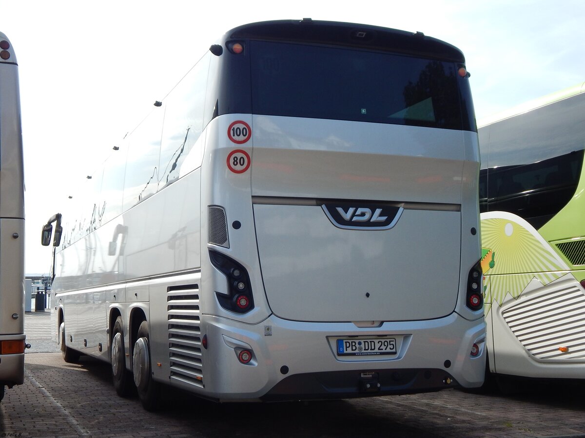 VDL Futura von Auto-Bachem aus Deutschland im Stadthafen Sassnitz am 07.09.2019