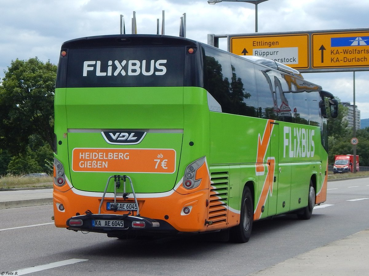 VDL Futura von Flixbus/Werner aus Deutschland in Karlsuhe am 22.06.2018