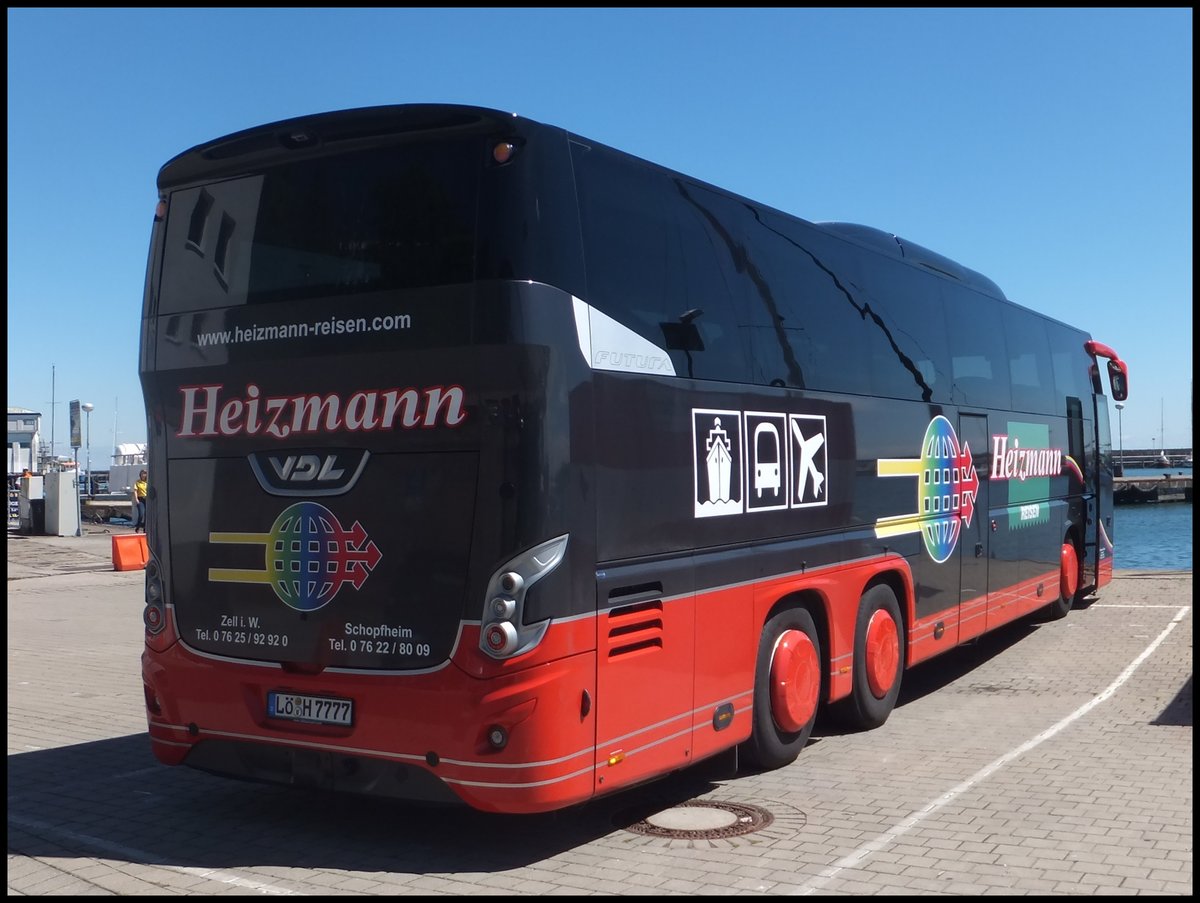 VDL Futura von Heizmann-Reisen aus Deutschland im Stadthafen Sassnitz am 14.06.2014