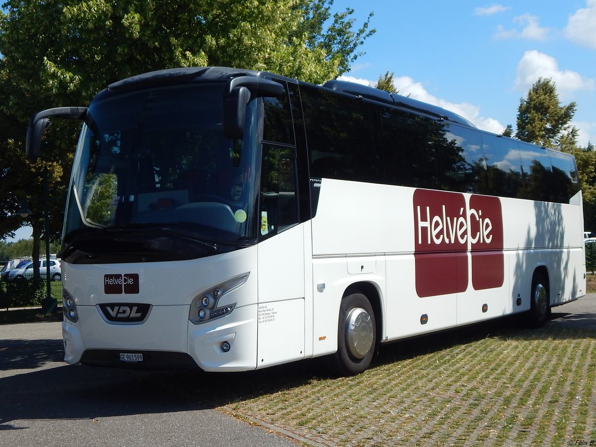 VDL Futura von Helvecie aus der Schweiz am Europapark Rust am 23.06.2018