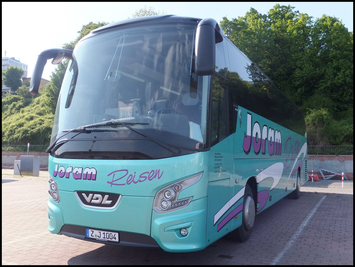 VDL Futura von Joram-Reisen aus Deutschland im Stadthafen Sassnitz am 22.05.2014