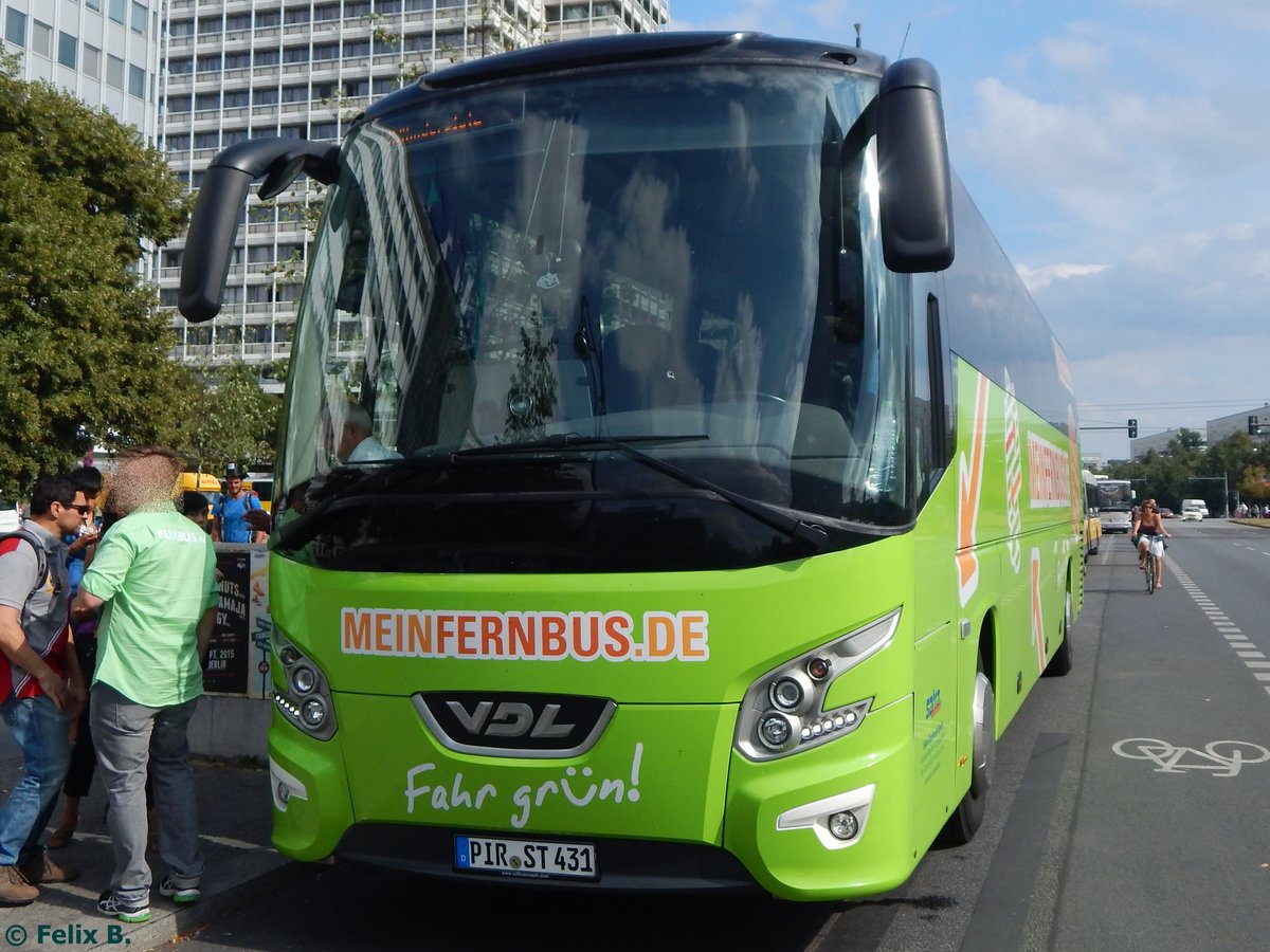 VDL Futura von MeinFernBus/Satra aus Deutschland in Berlin am 24.08.2015