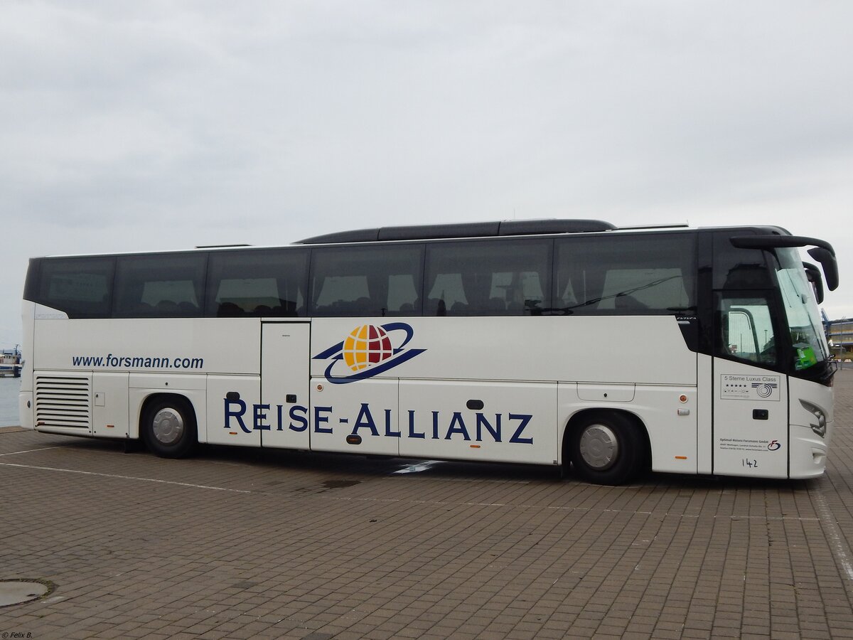 VDL Futura von Reise-Allianz/Optimal-Reisen Forsmann aus Deutschland im Stadthafen Sassnitz am 08.09.2019