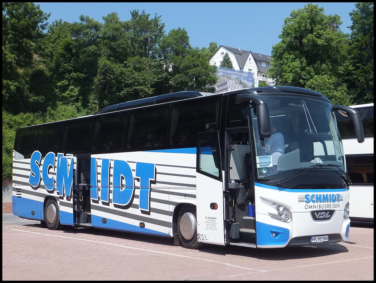 VDL Futura von Schmidt aus Deutschland im Stadthafen Sassnitz am 08.06.2013