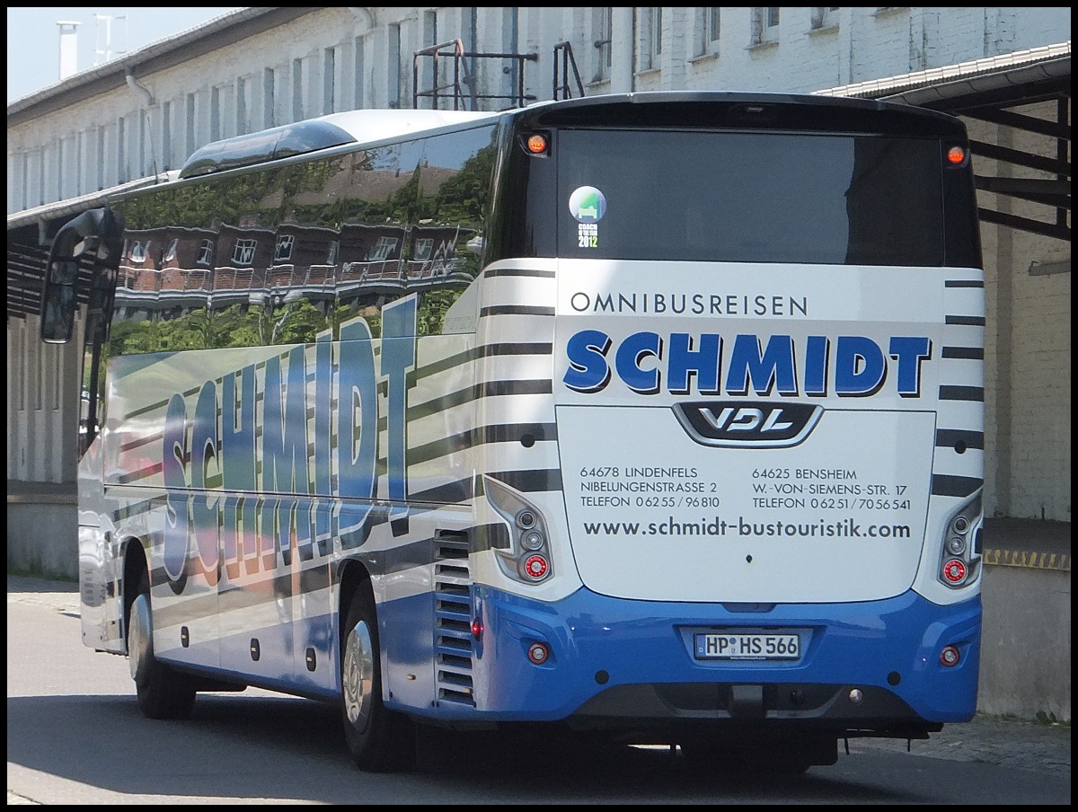 VDL Futura von Schmidt aus Deutschland im Stadthafen Sassnitz am 08.06.2013