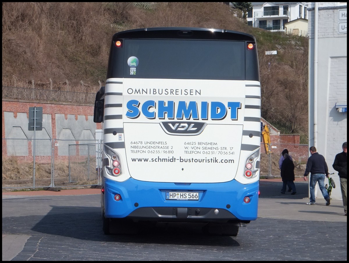 VDL Futura von Schmidt aus Deutschland im Stadthafen Sassnitz am 30.03.2014