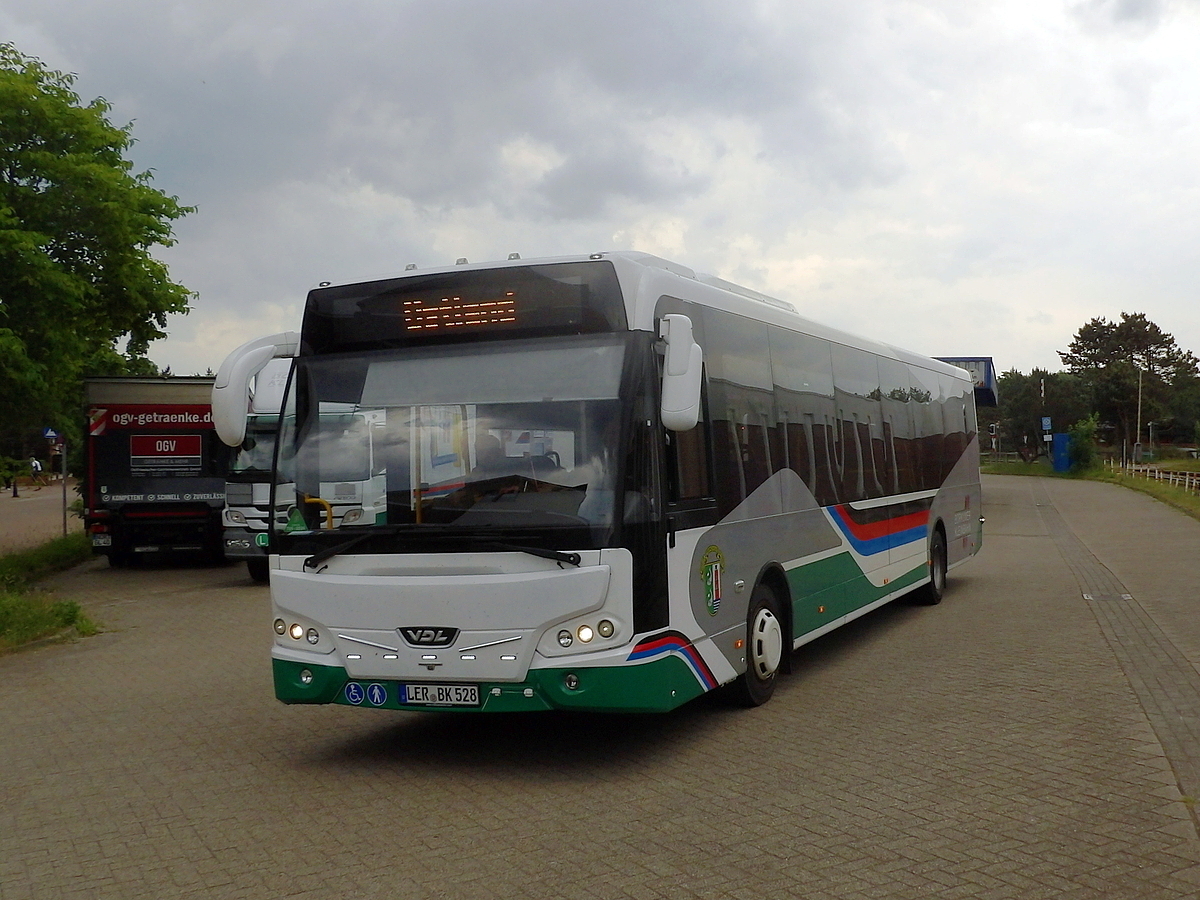 VDL Stadtbus der Borkumer Kleinbahn auf der Insel Borkum 2.6.2026