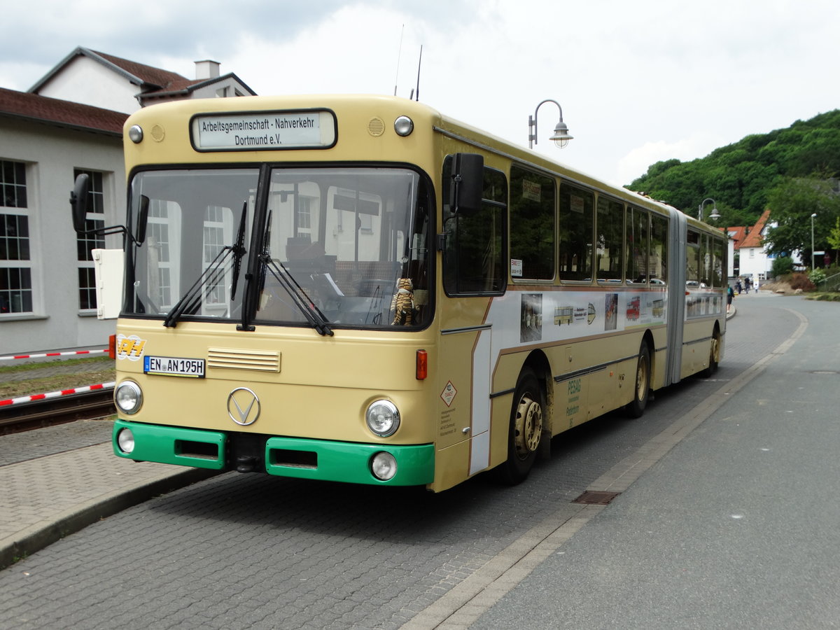 Vetter 16SM der Arbeitsgemeinschaft Nahverkehr Dortmund am 05.06.17 in Königstein Bhf 