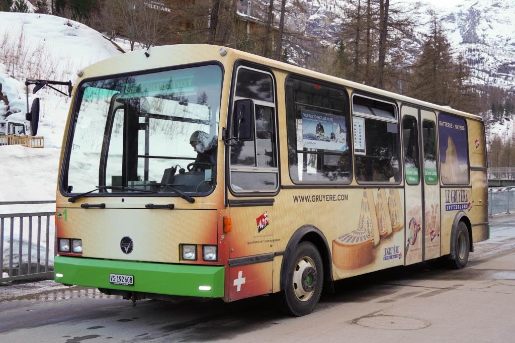 Vetter Elektrobus, Zermatt März 2020