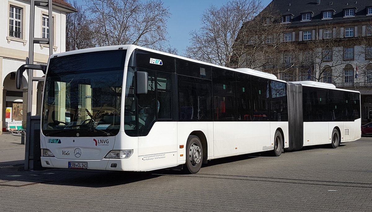 VGG Reichelsheim ~ ex BRH Viabus ~ Mercedes Benz O530 Citaro G ~ Februar 2019 Karlsruhe HBF ~ SEV S7 Rastatt