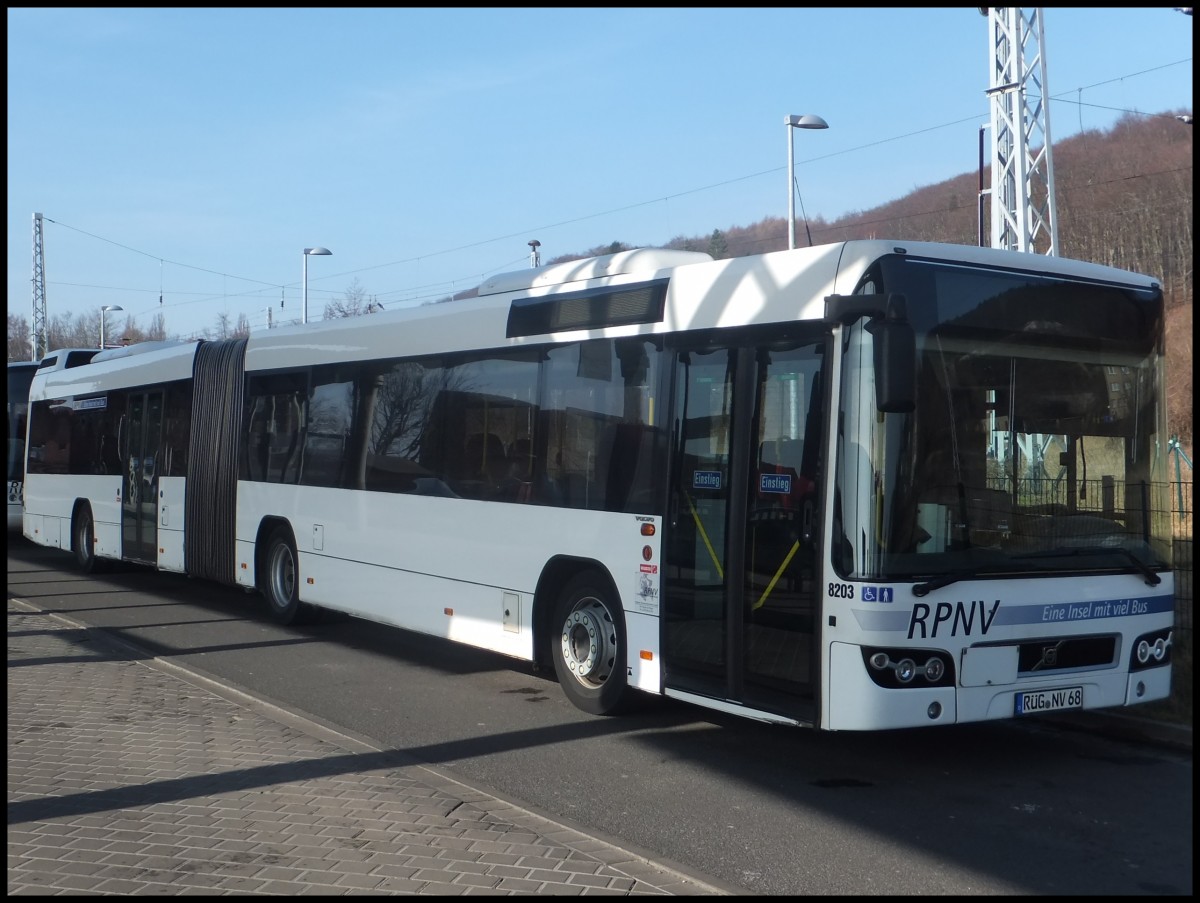 Volvo 7700 der RPNV in Sassnitz am 09.03.2014
