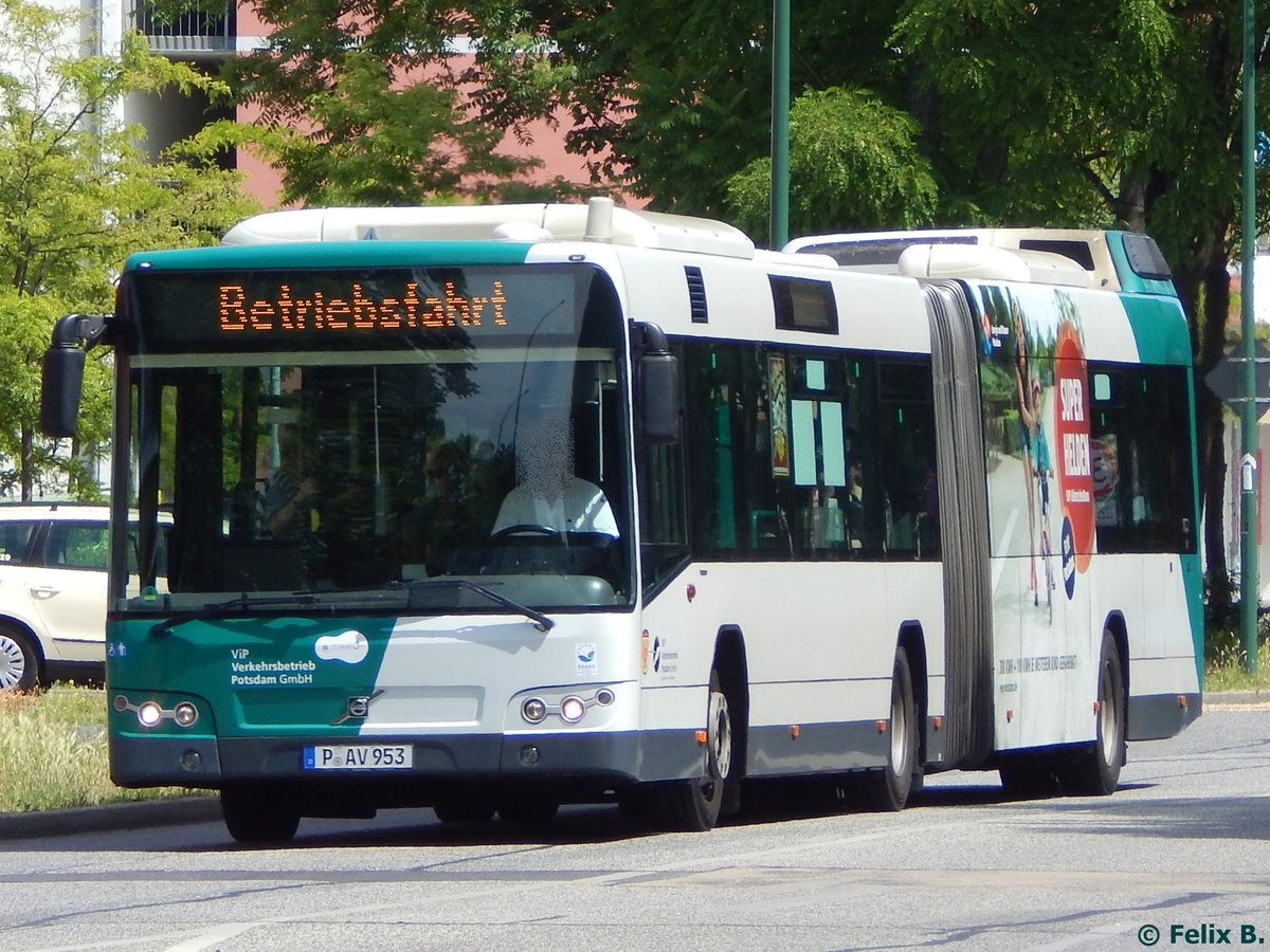 Volvo 7700 vom Verkehrsbetrieb Potsdam in Potsdam am 07.06.2016