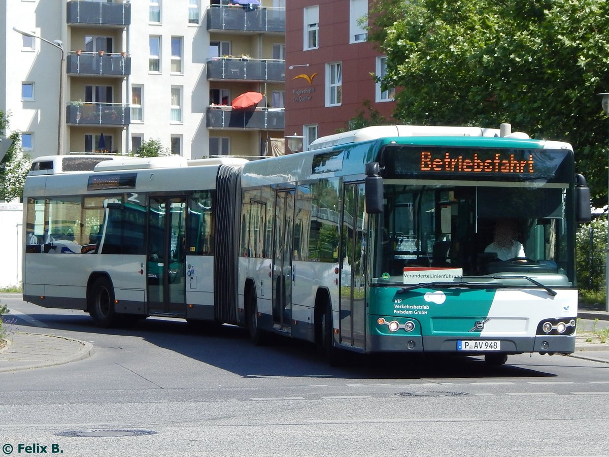 Volvo 7700 vom Verkehrsbetrieb Potsdam in Potsdam am 07.06.2016
