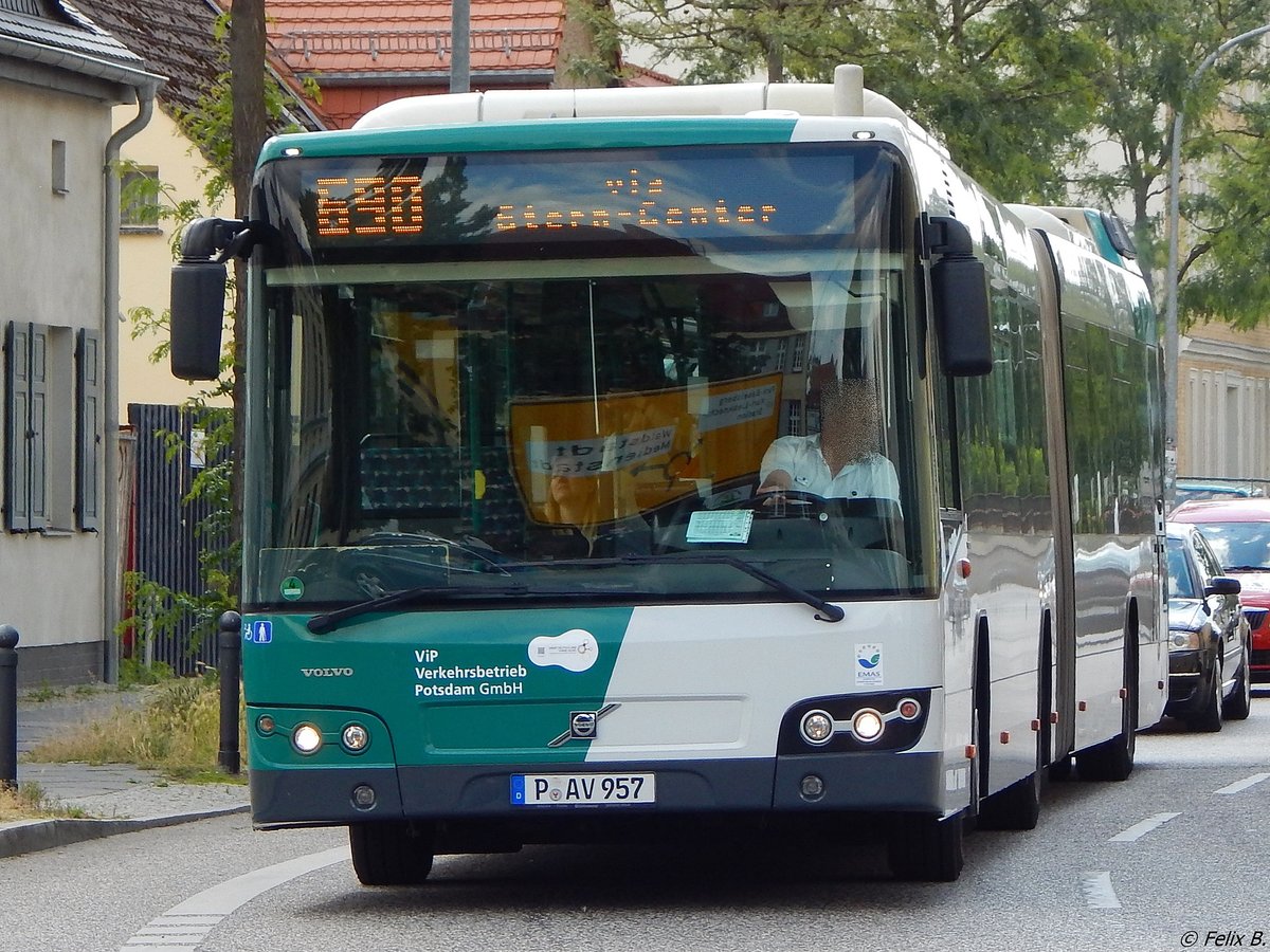 Volvo 7700 vom Verkehrsbetrieb Potsdam in Potsdam am 10.06.2016