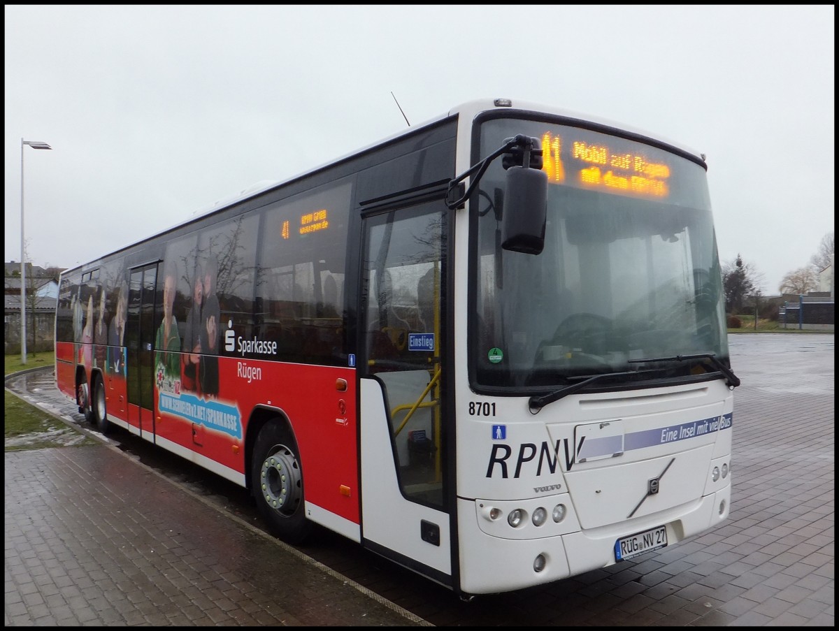 Volvo 8700 der RPNV in Bergen am 30.01.2013