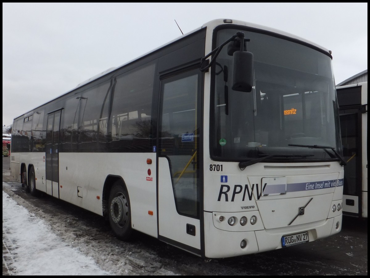 Volvo 8700 der RPNV in Bergen am 22.01.2014