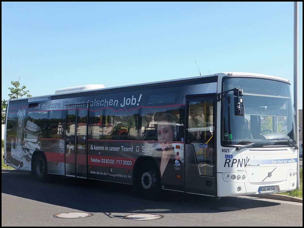 Volvo 8700 der RPNV in Sassnitz am 25.08.2013
