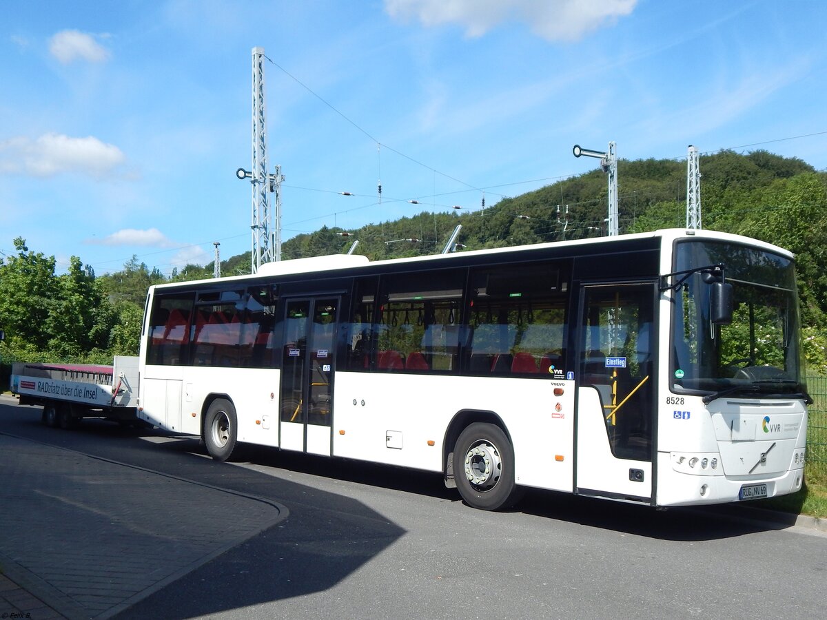 Volvo 8700 der VVR mir Fahrradanhänger in Sassnitz am 09.06.2019