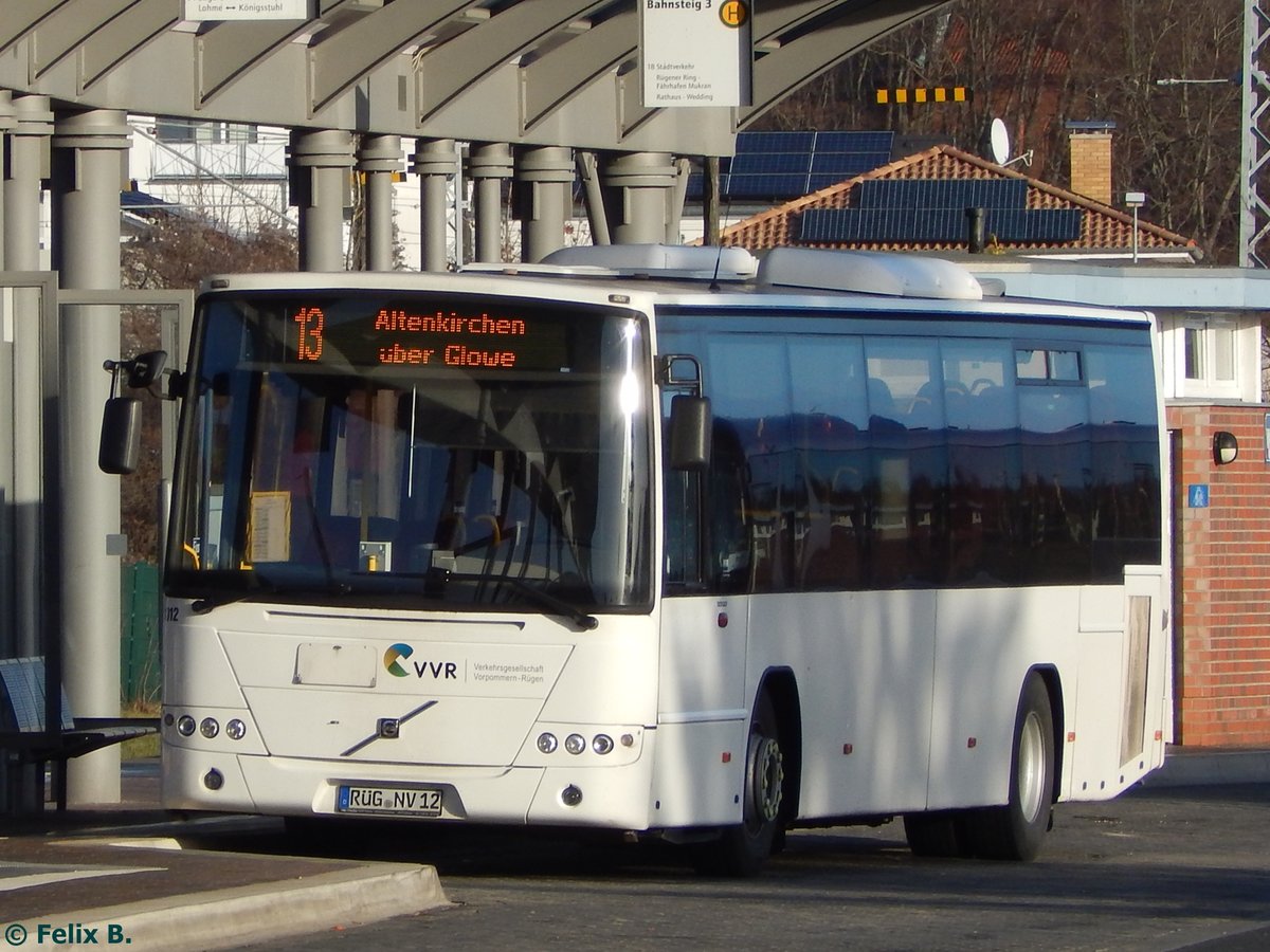 Volvo 8700 der VVR in Sassnitz am 26.12.2016