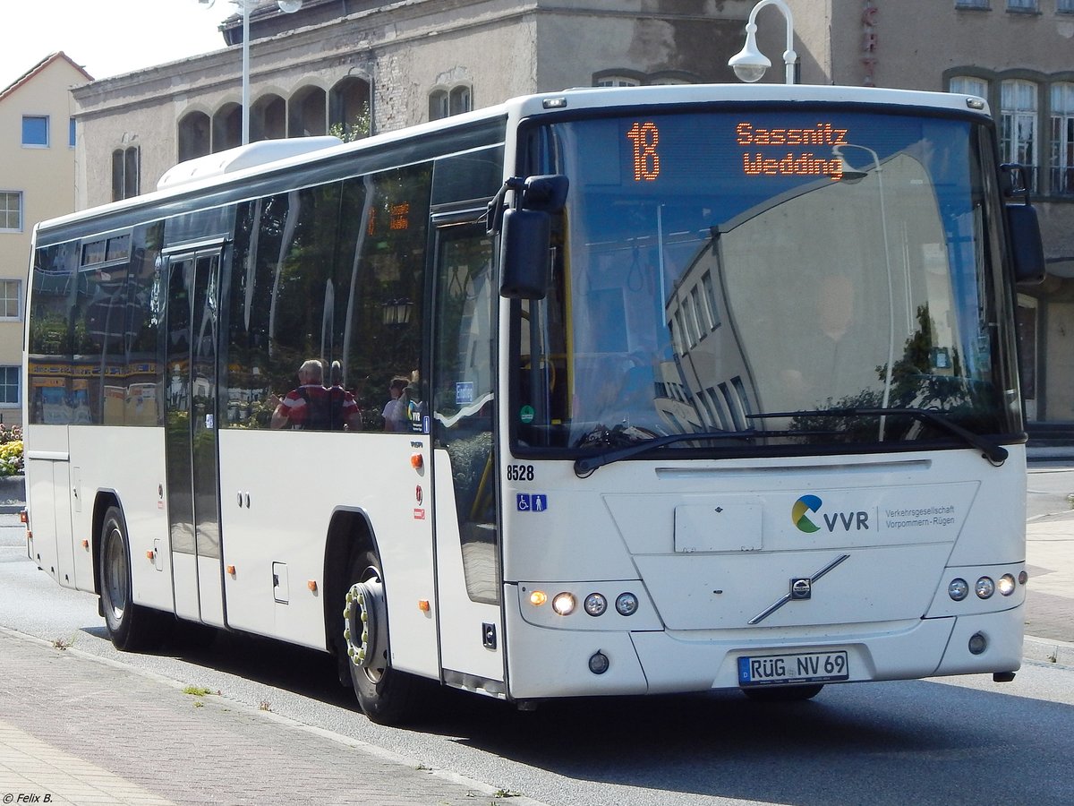 Volvo 8700 der VVR in Sassnitz am 02.09.2017