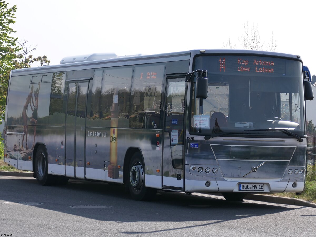 Volvo 8700 der VVR in Sassnitz am 09.05.2020