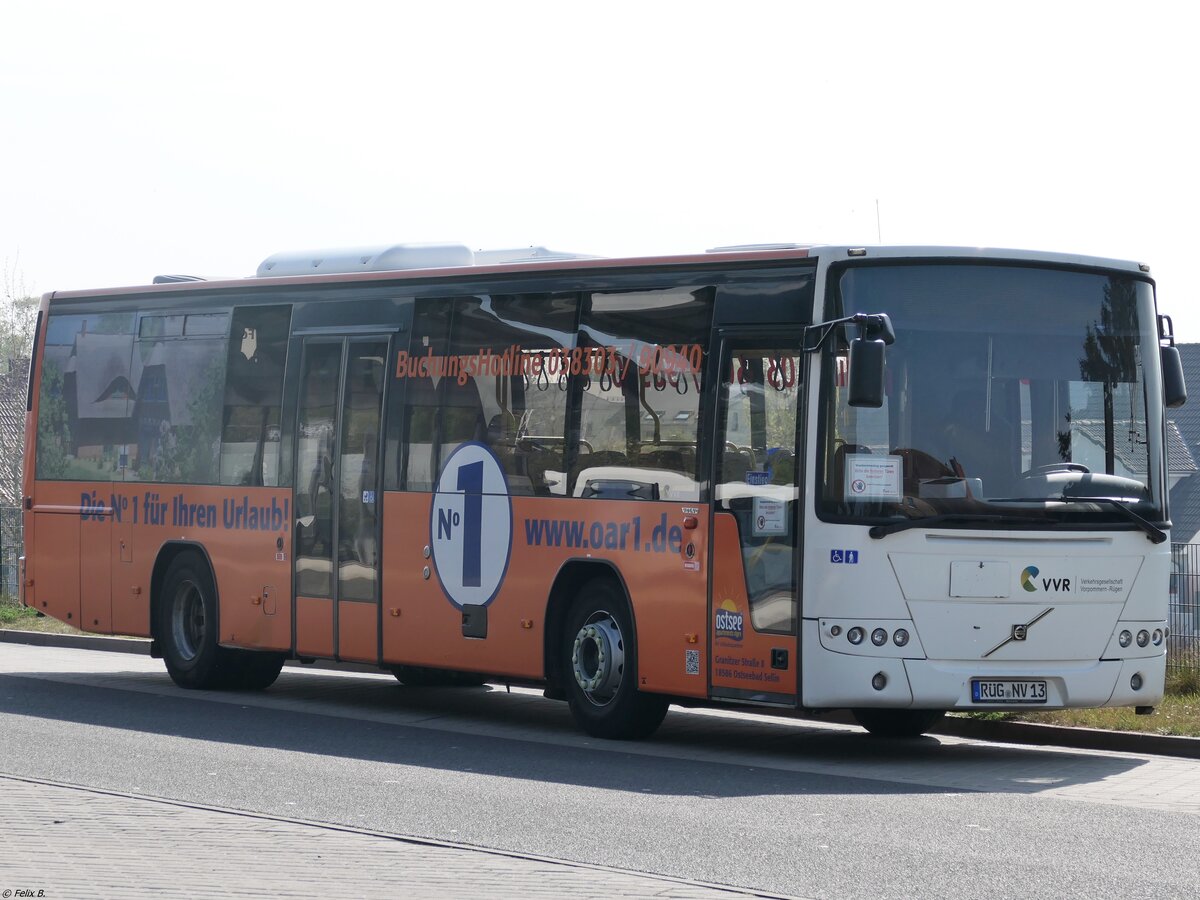 Volvo 8700 der VVR in Sassnitz am 09.05.2020