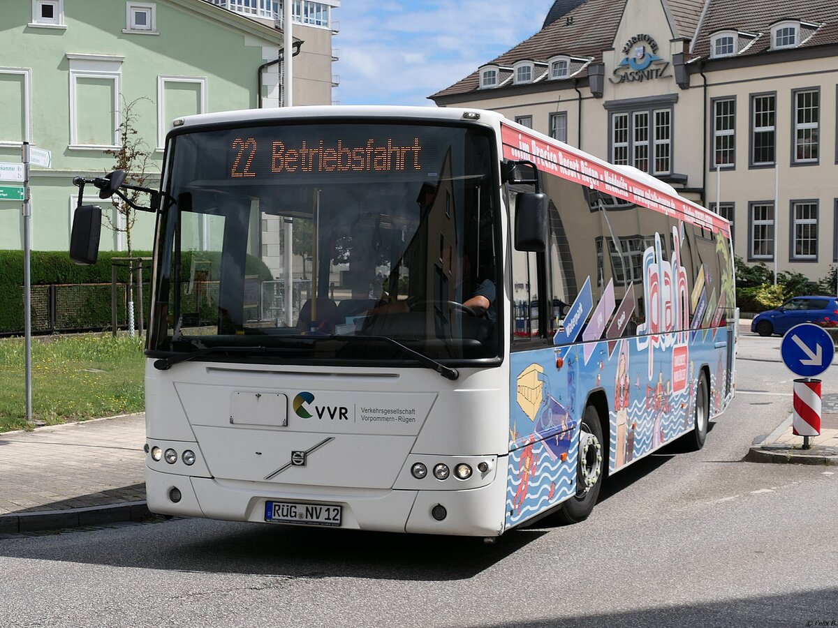 Volvo 8700 der VVR in Sassnitz am 08.07.2020