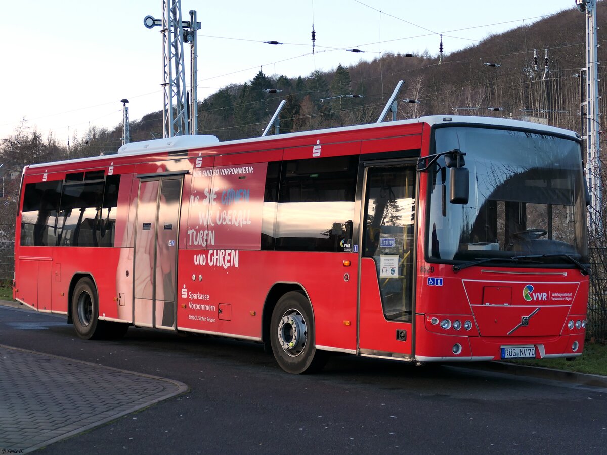 Volvo 8700 der VVR in Sassnitz am 02.01.2021