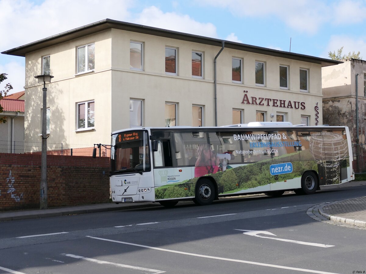 Volvo 8700 der VVR in Sassnitz am 23.10.2021