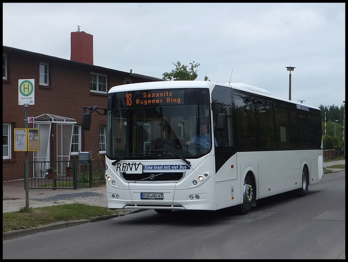 Volvo 8900 der RPNV in Sassnitz am 09.06.2013